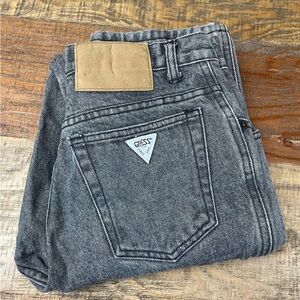 Vintage Guess by Georges Marciano Washed Black High Rise Jean- Size 29